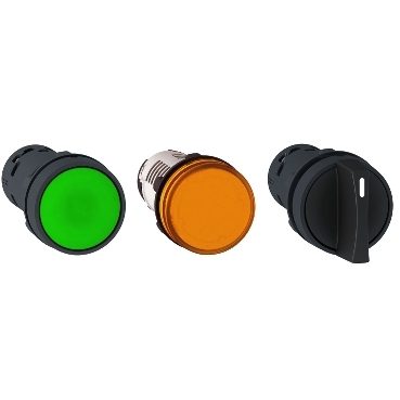 Pushbuttons, Switches, Pilot Lights – Round Plastic